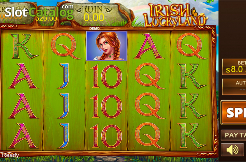 Reels screen. Irish Lucky Land slot