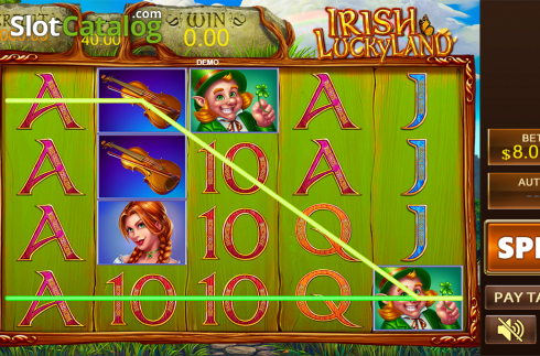 Skärmdump4. Irish Lucky Land slot