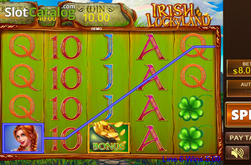 Game workflow 3. Irish Lucky Land slot
