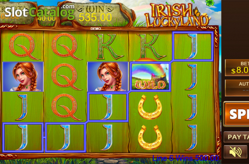 Game workflow 4. Irish Lucky Land slot