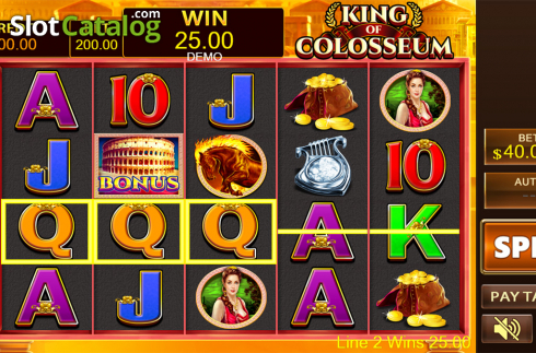 Game workflow . King Of Colosseum slot