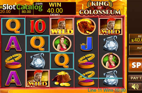Game workflow 2. King Of Colosseum slot
