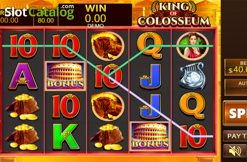 Bildschirm5. King Of Colosseum slot