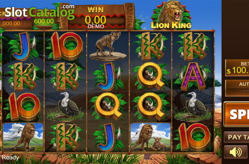Reels screen. Lion King slot