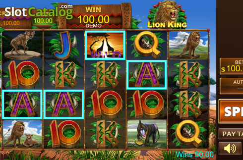 Bildschirm5. Lion King slot