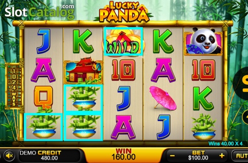 Game workflow 4. Lucky Panda (PlayStar) slot