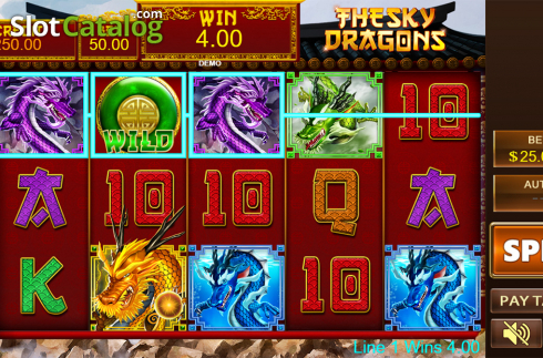 Game workflow . The Sky Dragons slot