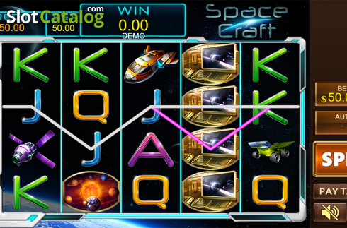 画面3. Space Craft カジノスロット