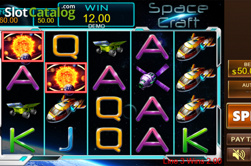 画面5. Space Craft カジノスロット