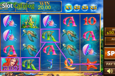 Game workflow 5. Princess Mermaid slot