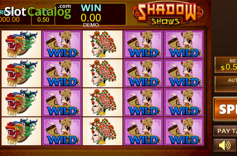 画面2. Shadow Shows カジノスロット