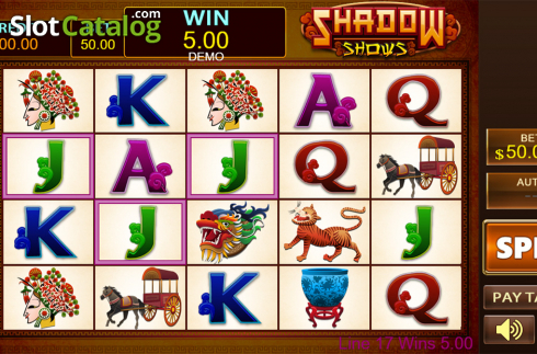画面3. Shadow Shows カジノスロット