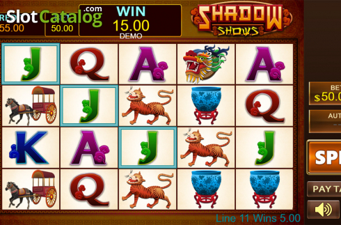 画面5. Shadow Shows カジノスロット