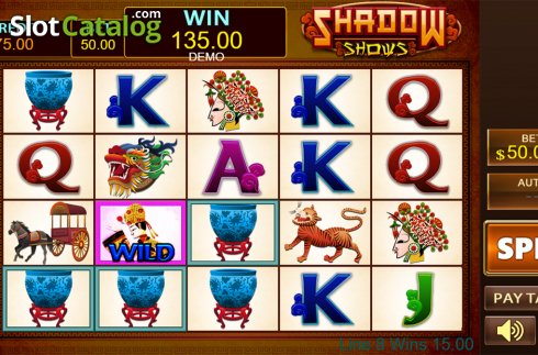 画面7. Shadow Shows カジノスロット