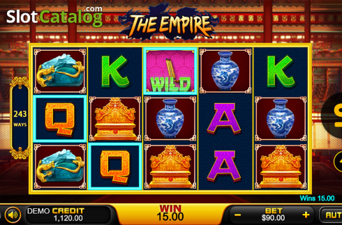 Game workflow 2. The Empire (PlayStar) slot