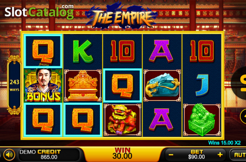 Game workflow 3. The Empire (PlayStar) slot