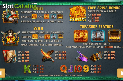 Bildschirm8. Tomb Treasure slot