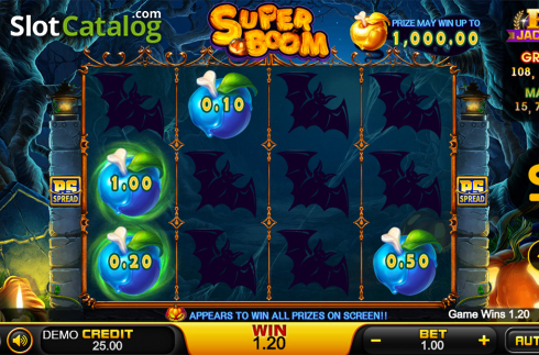 画面7. Super Boom (PlayStar) カジノスロット