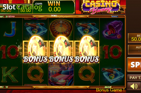 Game workflow 2. Casino Bunny slot