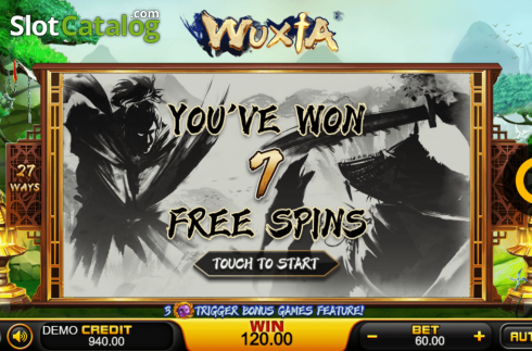 Free Spins Win. Wu Xia slot