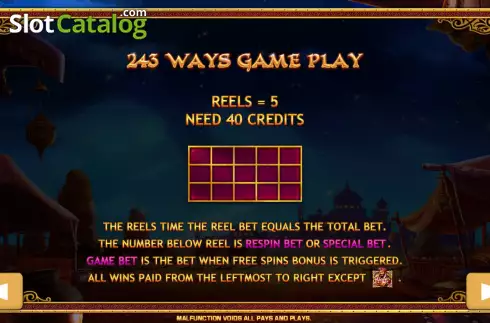 Ways to win screen. Mayalu slot