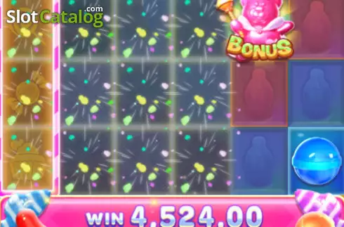 Win screen. Sugar Boom slot