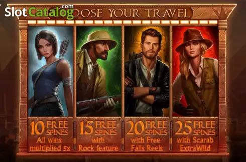 Free Spins Mode Choosing Screen. Mystery of Sun slot