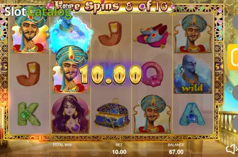 Free Spins screen 2. Sands of Riches slot