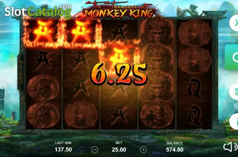 Win Screen. Monkey King (Playbro) slot