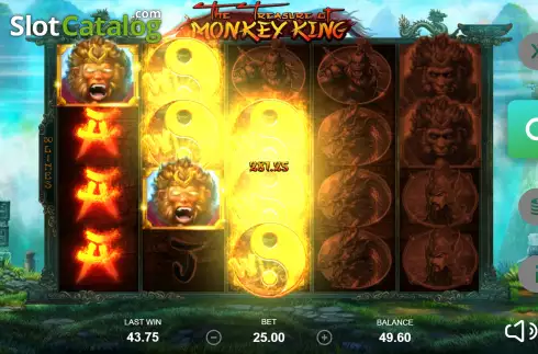 Écran6. Monkey King (Playbro) Machine à sous