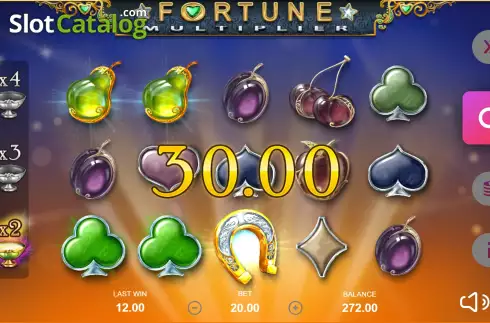 Écran4. Fortune Multiplier (Playbro) Machine à sous