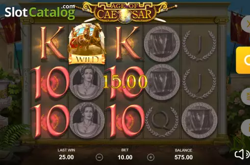 Bildschirm5. Age of Caesar (Playbro) slot