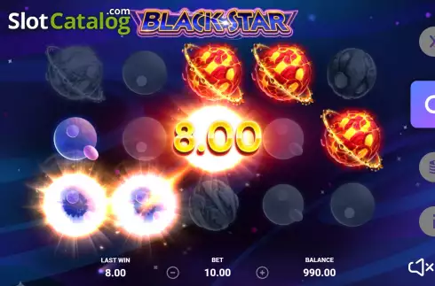Bildschirm3. Black Star slot