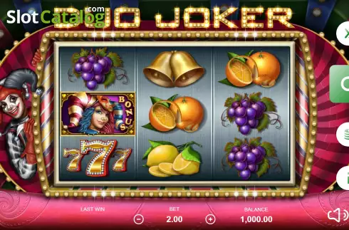 Bildschirm2. Duo Joker slot