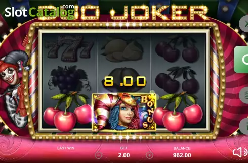 Win Screen. Duo Joker slot