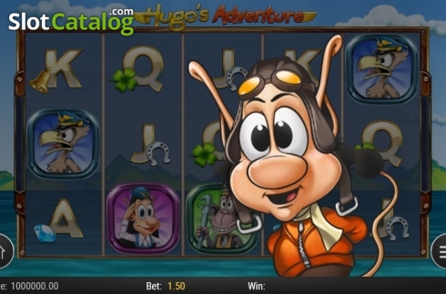 Skärmdump3. Hugos Adventure slot