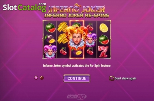 Start Screen. Inferno Joker slot