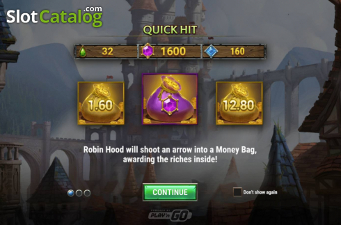 Bildschirm2. Riches of Robin slot