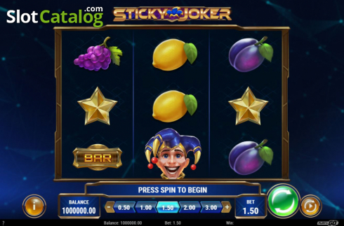 Bildschirm3. Sticky Joker slot