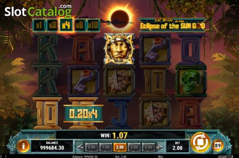 Win Screen 2. Cat Wilde and the Eclipse of the Sun God slot
