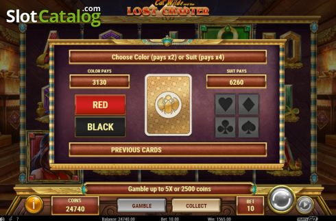 Gamble. Cat Wilde and the Lost Chapter slot