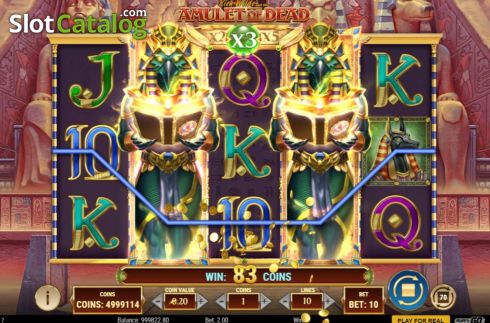 Win Screen 2. Rich Wilde and the Amulet of Dead slot