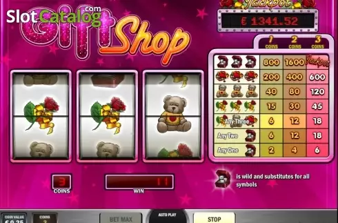 ecranul 2. Gift Shop slot