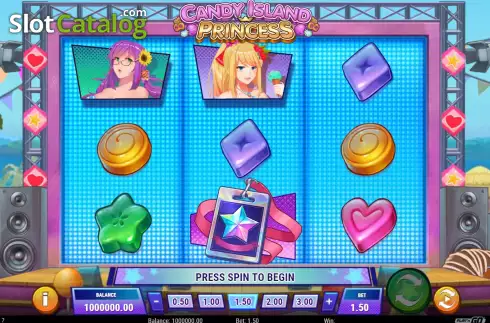 Bildschirm3. Candy Island Princess slot