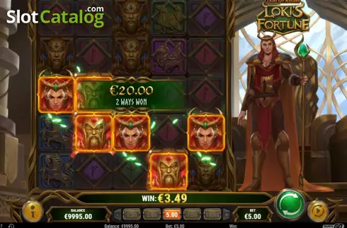 Win Screen 5. Tales of Asgard Loki's Fortune slot