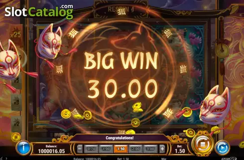 Big Win. Tale of Kyubiko slot