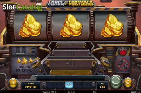 Skärmdump5. Forge of Fortunes slot