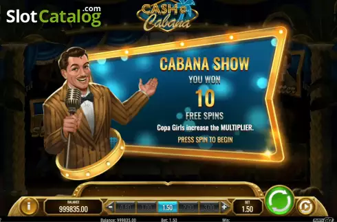 Schermo7. Cash-A-Cabana slot