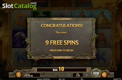 Free Spins 2. Legacy of Inca slot