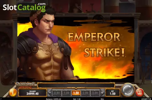 Emperor Strike!. Game of Gladiators Uprising slot